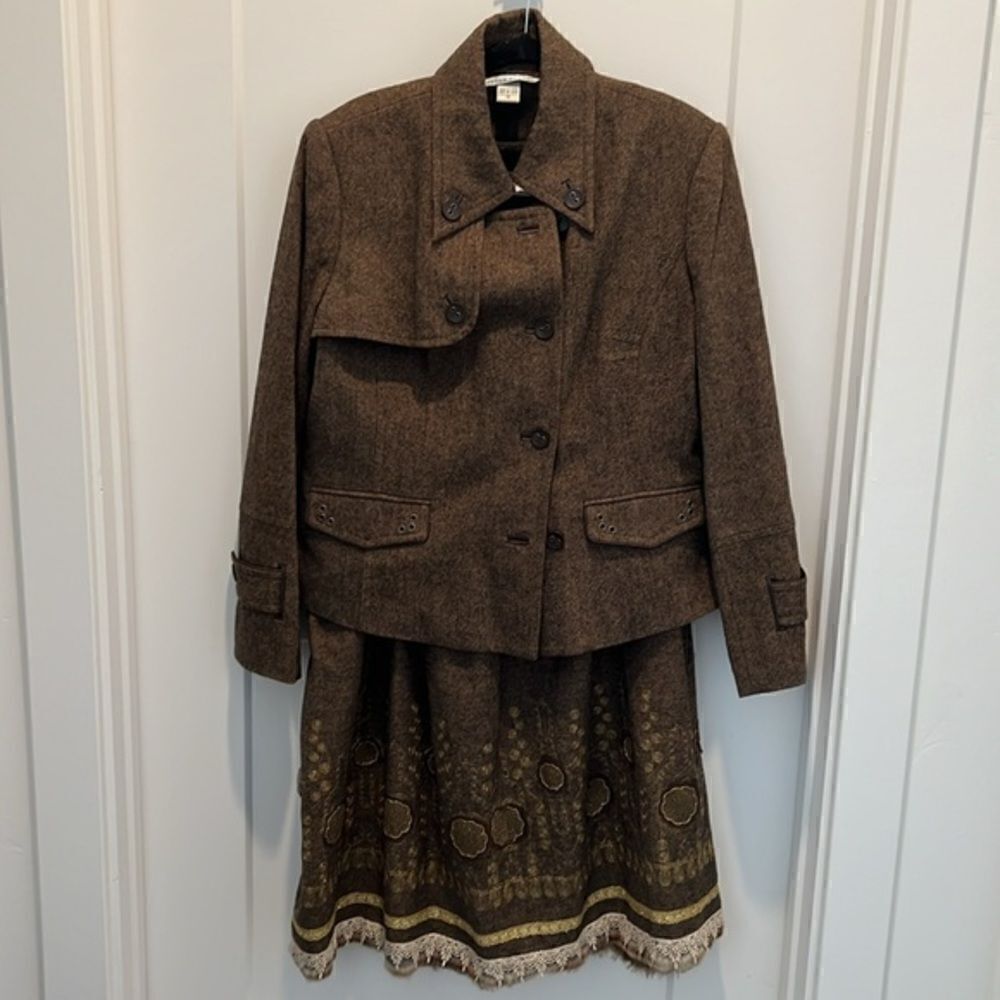 Peter Nygard Jacket, Vest, Skirt Set